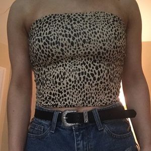 Brandy Melville Animal Print Top